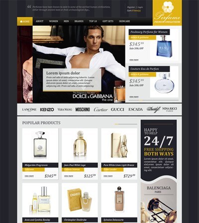 OT Perfume - Perfumes Store Joomla 2.5 Template