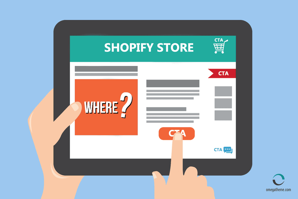 Where to place CTA buttons in your Shopify store?