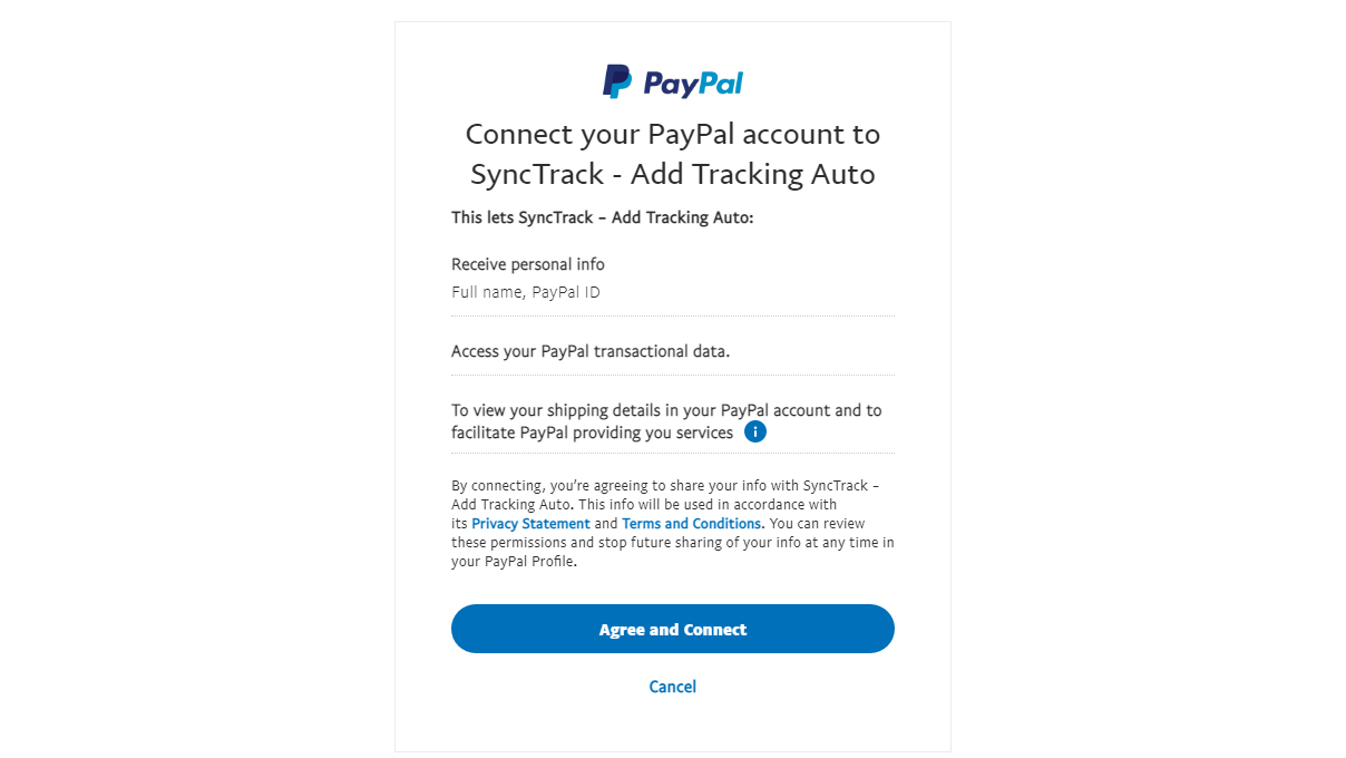 How customers track a package with a tracking number on Paypal