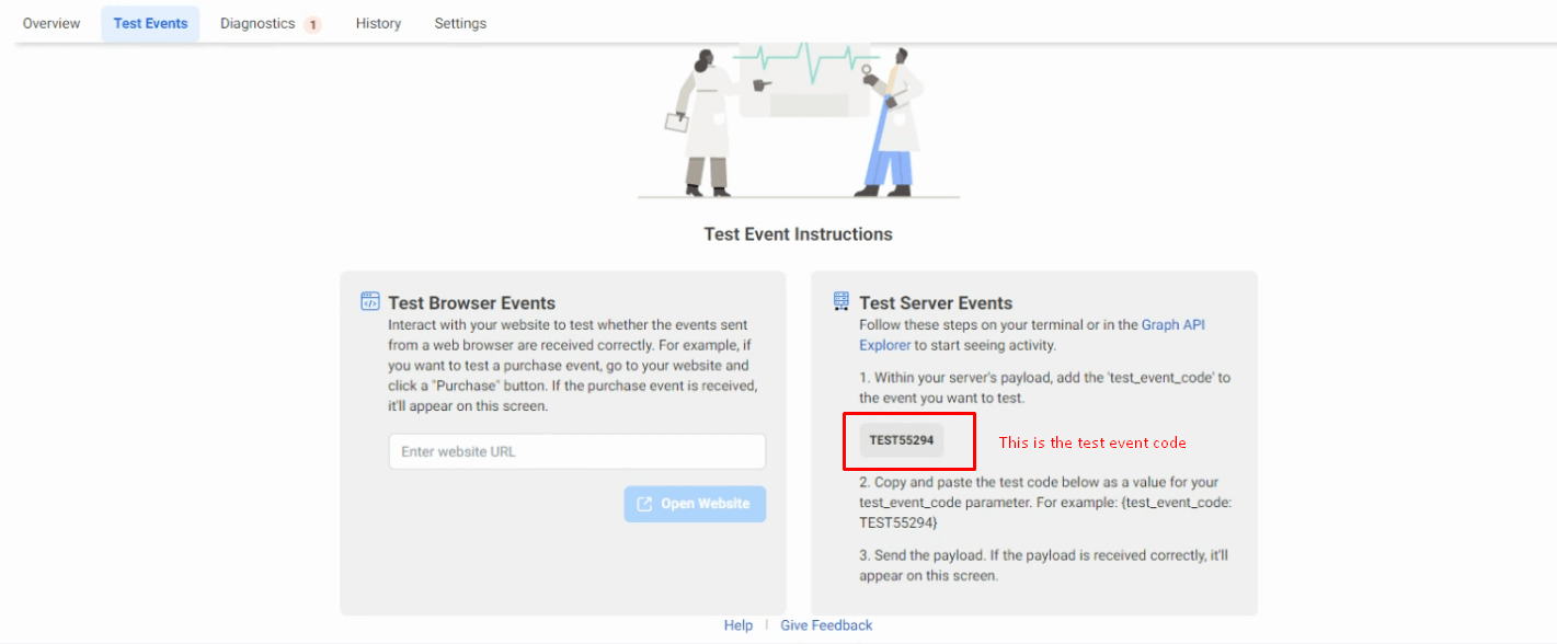 get-test-event-code-for-Fb-conversions-api