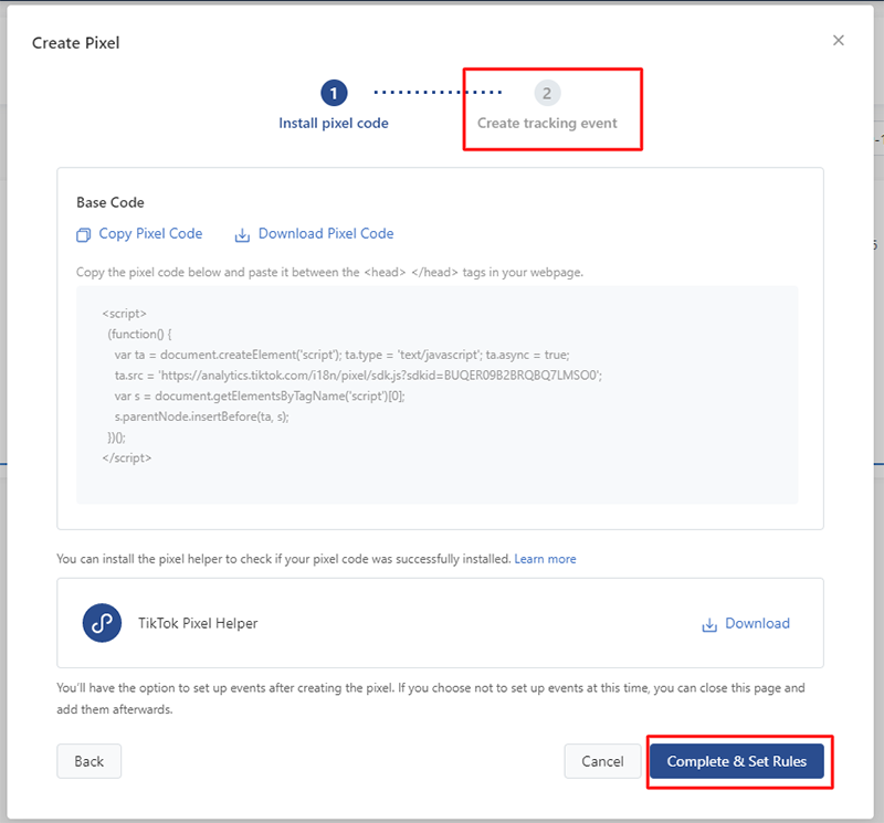 create-tracking-event-for-tiktok-pixel
