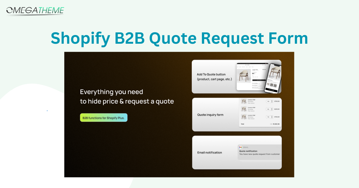 Shopify B2b Quote Form