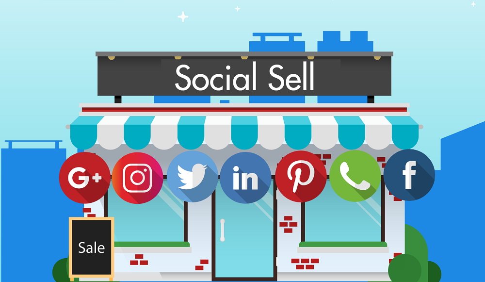 Using social media to sell products, hold sales, and provide customer support.