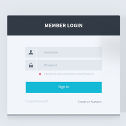 lightbox login module