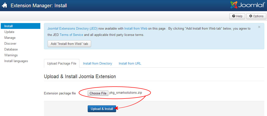 installing jarvis joomla template framework
