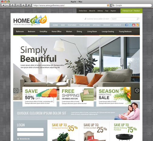 OT HomeEco responsive joomla template