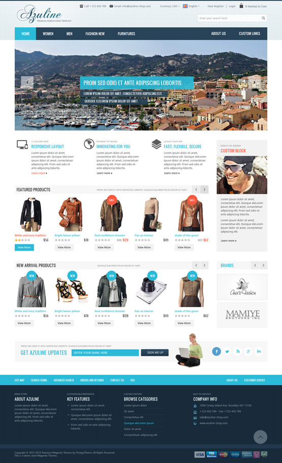 ot-azuline prestashop home template