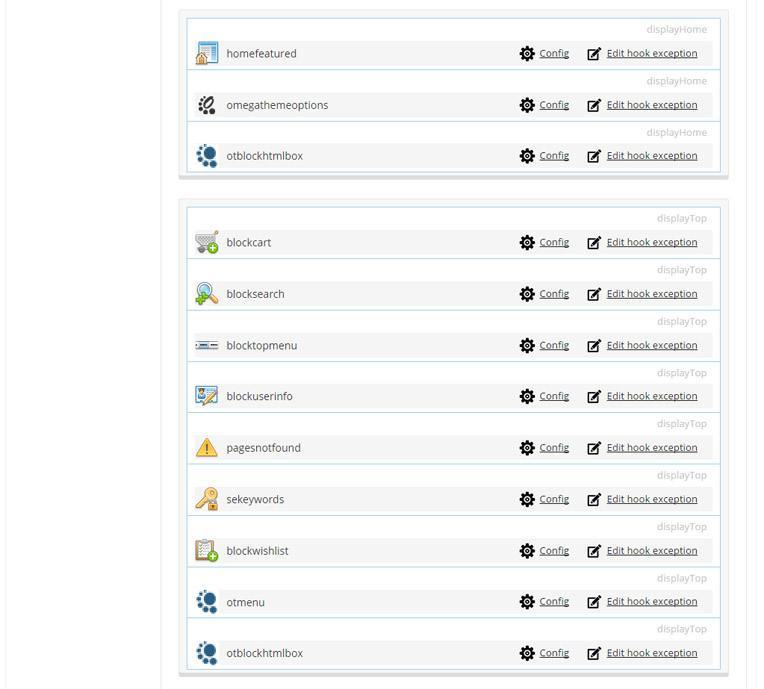 Module and hooks at home page for Digital Box theme module and hook