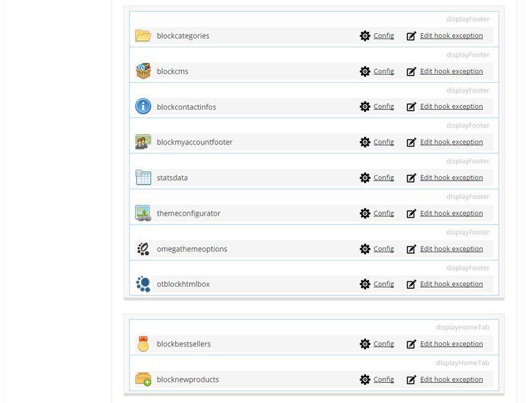 Module and hooks at home page for Digital Box theme module and hook