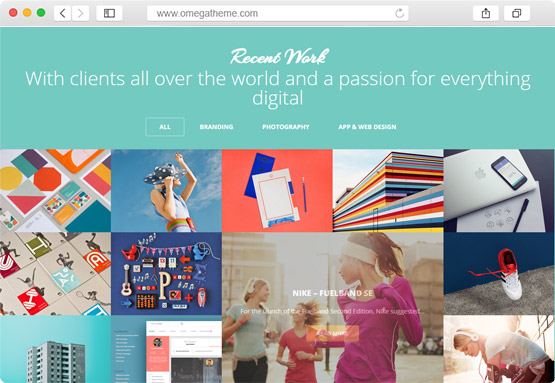 Additional colors Beautiful Portfolio Showcase