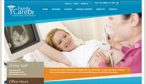 OT FamilyDoctor responsive joomla template