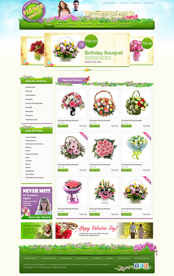 home page
