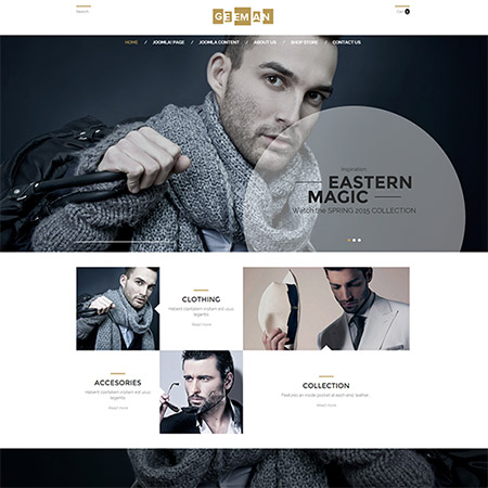 OT Geeman - responsive joomla template for virtuemart