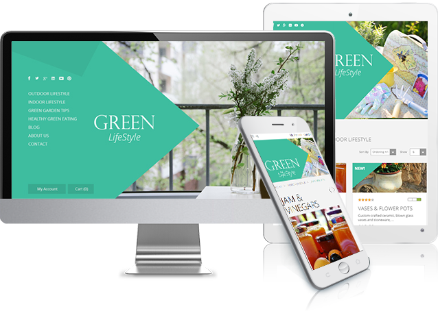  GreenLiving responsive joomla template