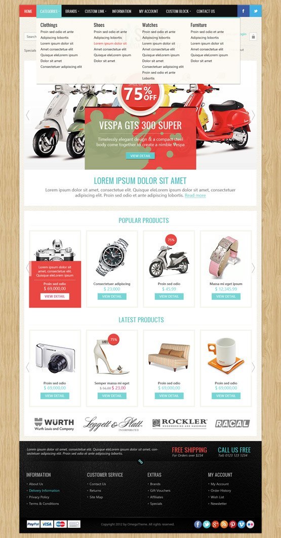 ot-mixshop prestashop home template