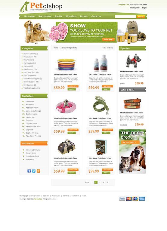 category page