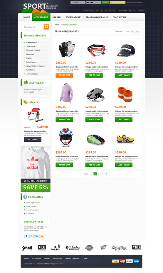 category page