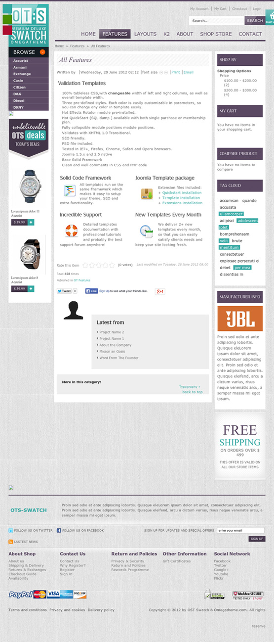 Content page