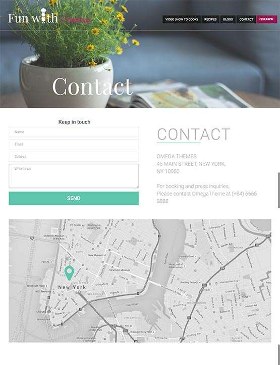 WordPress kids multipage responsive