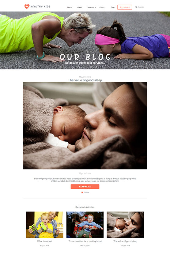 WordPress multipage responsive